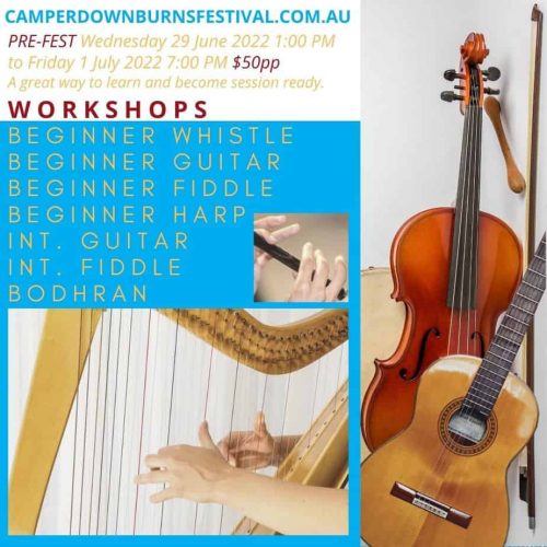 Instrumental Workshops Camperdown Burns Festival 2022